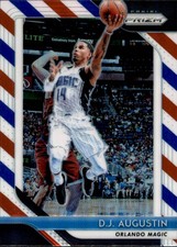 2018-19 Panini Prizm #129 D.J. Augustin Prizms Red White and Blue