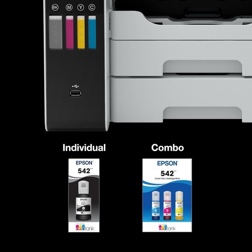 EPSON 542 EcoTank Ink Ultra-high Capacity Bottle Black (T542120-S) - Photo 8/8