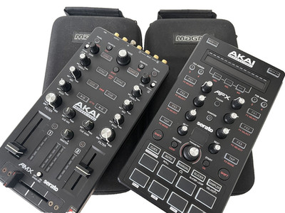 AKAI professional AMX & AFX 2-Channel Mixing Surface with Audio Interface Serato