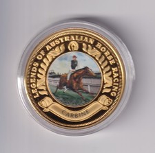 LEGENDS OF HORSE RACING COMMEMORATIVE PROOF MEDALLION - CABINE #PL1494
