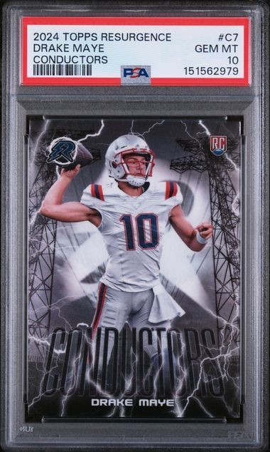 Drake Maye Topps Resurgence Conductors #C7 Base
