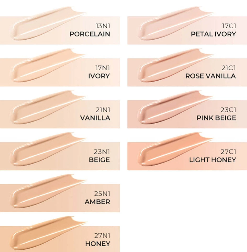 Base Cojín Hera Negra 15g con Repuesto, Cubierta Mate #21N1 Vainilla Foto 3 de 4