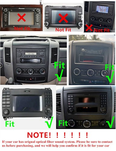 For 2011 2012 2013 Mercedes-Benz Sprinter Cargo Van 9"CarPlay Radio Android Navi - Bild 3 von 23