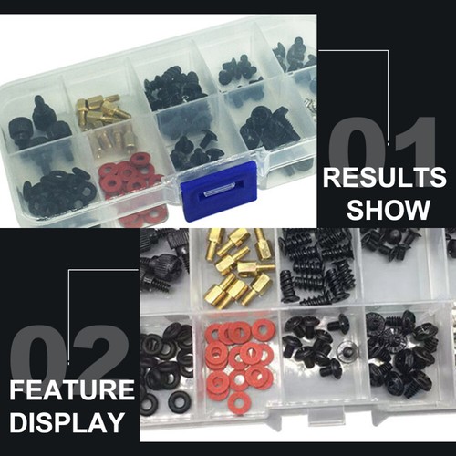 Computer Case Screw Set Reusable Screws Repair Fittings Pc Thumb - Afbeelding 9 van 12
