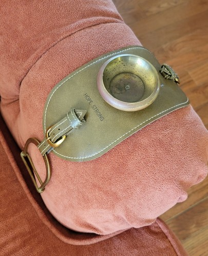 VINTAGE HAGGAR SLACKS LADENDISPLAY WESTERN STEIGBÜGEL SOFA ARM ASCHENBECHER RARITÄT HOFFNUNG STARK - Bild 1 von 11