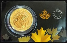 2015 GOLD CANADA $200 DOLLAR 1 OZ GROWLING COUGAR 9999.9 FINE COIN IN ASSAY CARD 3999.00 per troy oz