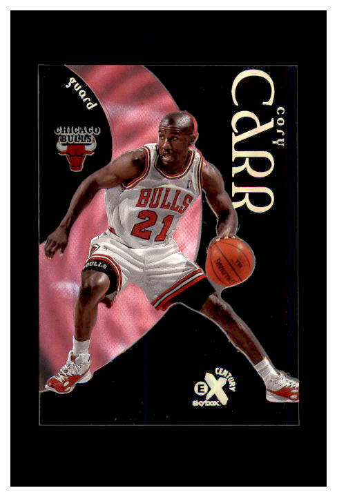 1998-99 E-X Century Chicago Bulls Basketball #71 Cory Carr Rookie 