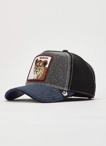 Goorin Bros The Farm Animal Trucker RUNAWAY QUEEN LIONESS Glitter Look On Bill - 第 1/4 張圖片