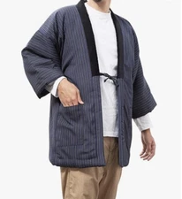 WATANOSATO HANTEN Warm Haori Kimono Jacket Japanese traditional Kurume Japan#138