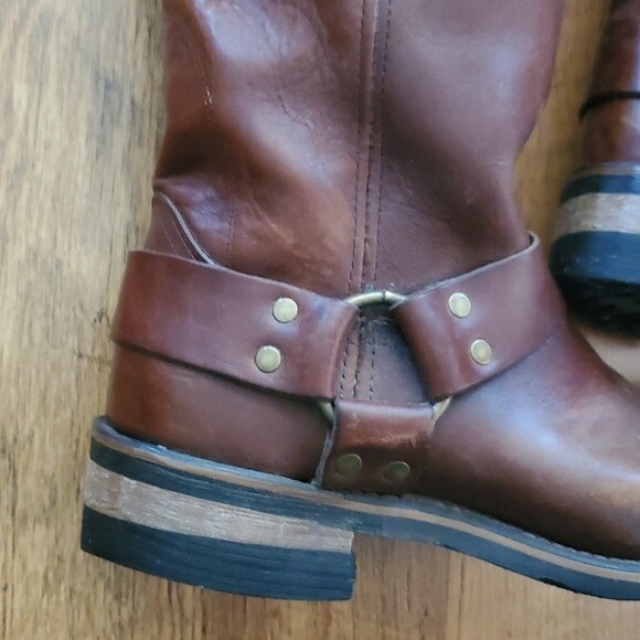 Mens Work Brown Leather Chemical and Oil Resistant‎ Boots Size 8.5 BRUNT Men main image 3