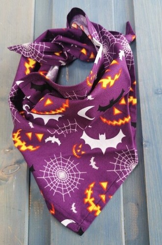 Handmade Tie On Dog Bandana Collar Neckerchief Scarf Gift Present - Picture 65 of 66