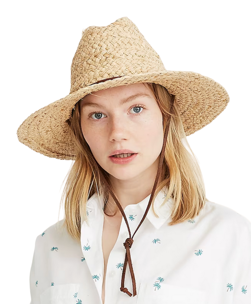 NEW MADEWELL X BILTMORE RAFFIA LIFEGUARD STRAW HAT L8823 M  display picture 3