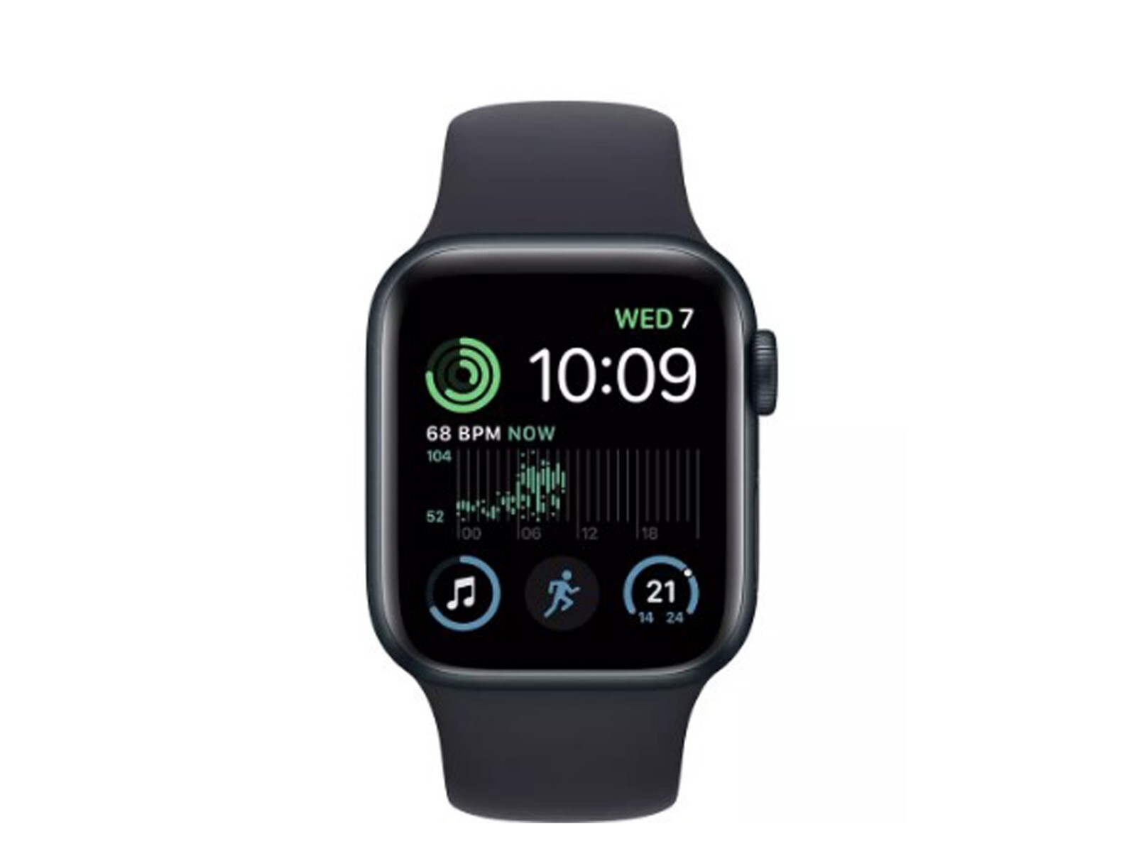 Apple Watch SE (2022) 40mm Midnight Aluminium Case with Sport Band