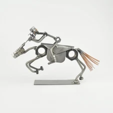 Screw Figure - Metal Figure - Screw Man - Rider - Racehorse - Jockey