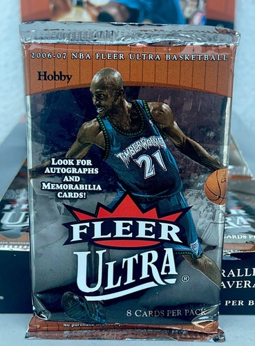2006-07 Fleer Ultra NBA Baloncesto Hobby Pack 8 Tarjetas LEBRON JAMES TINTA FRESCA EMBALAJE ORIGINAL - Imagen 19 de 22