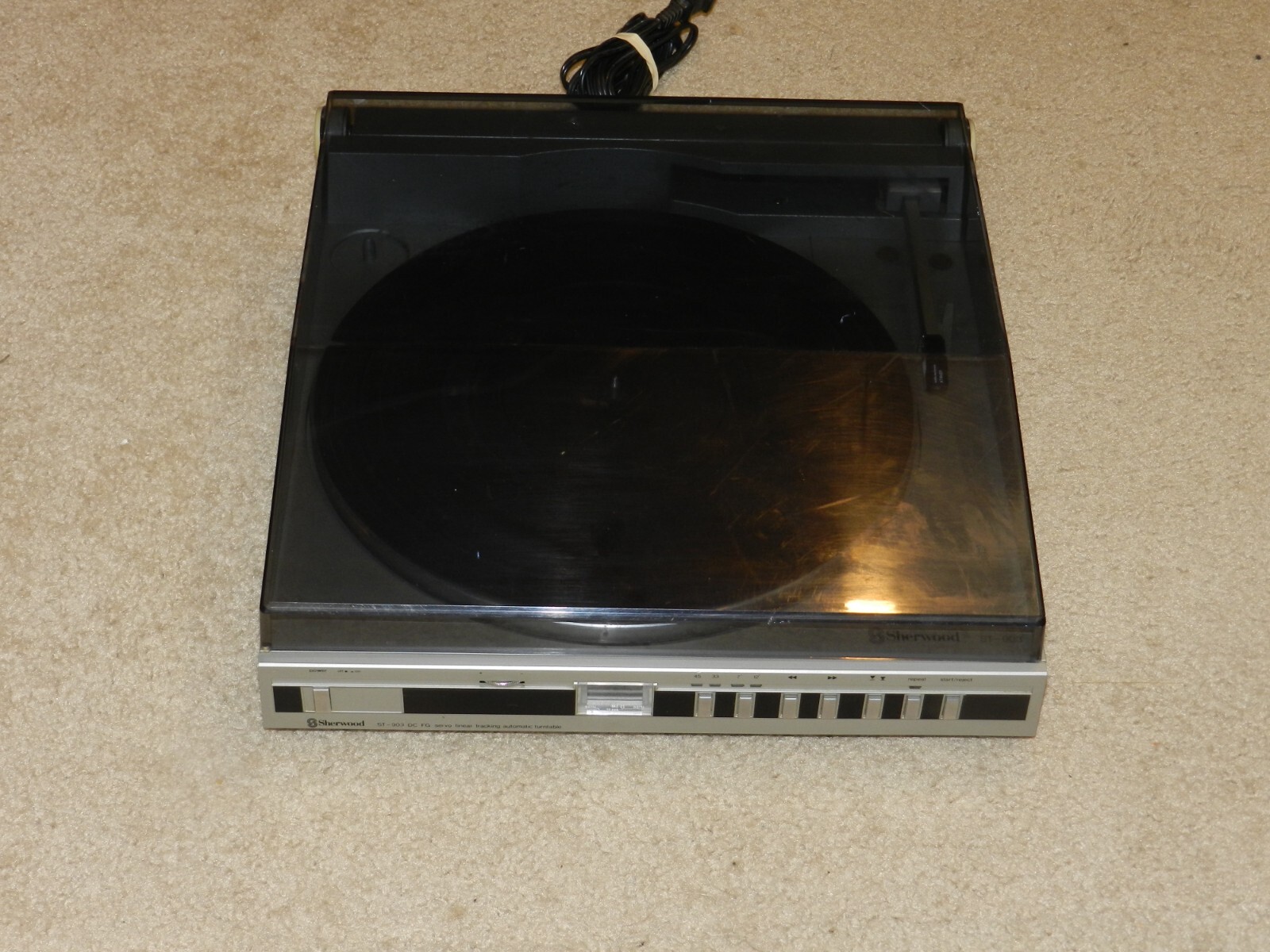 Sherwood ST 903 Linear Turntable TESTED WORKS GREAT COND. eBay
