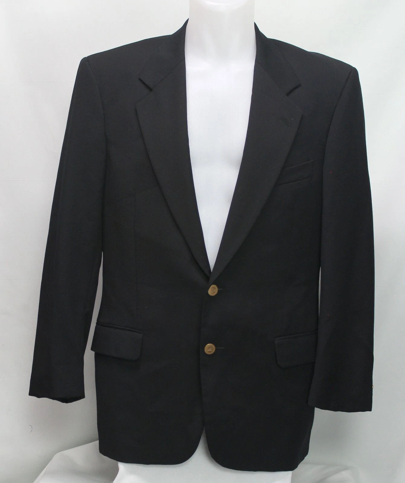 Giacca blazer tuta uomo Valentino Uomo manica lunga 100% lana vergine nera taglia 41