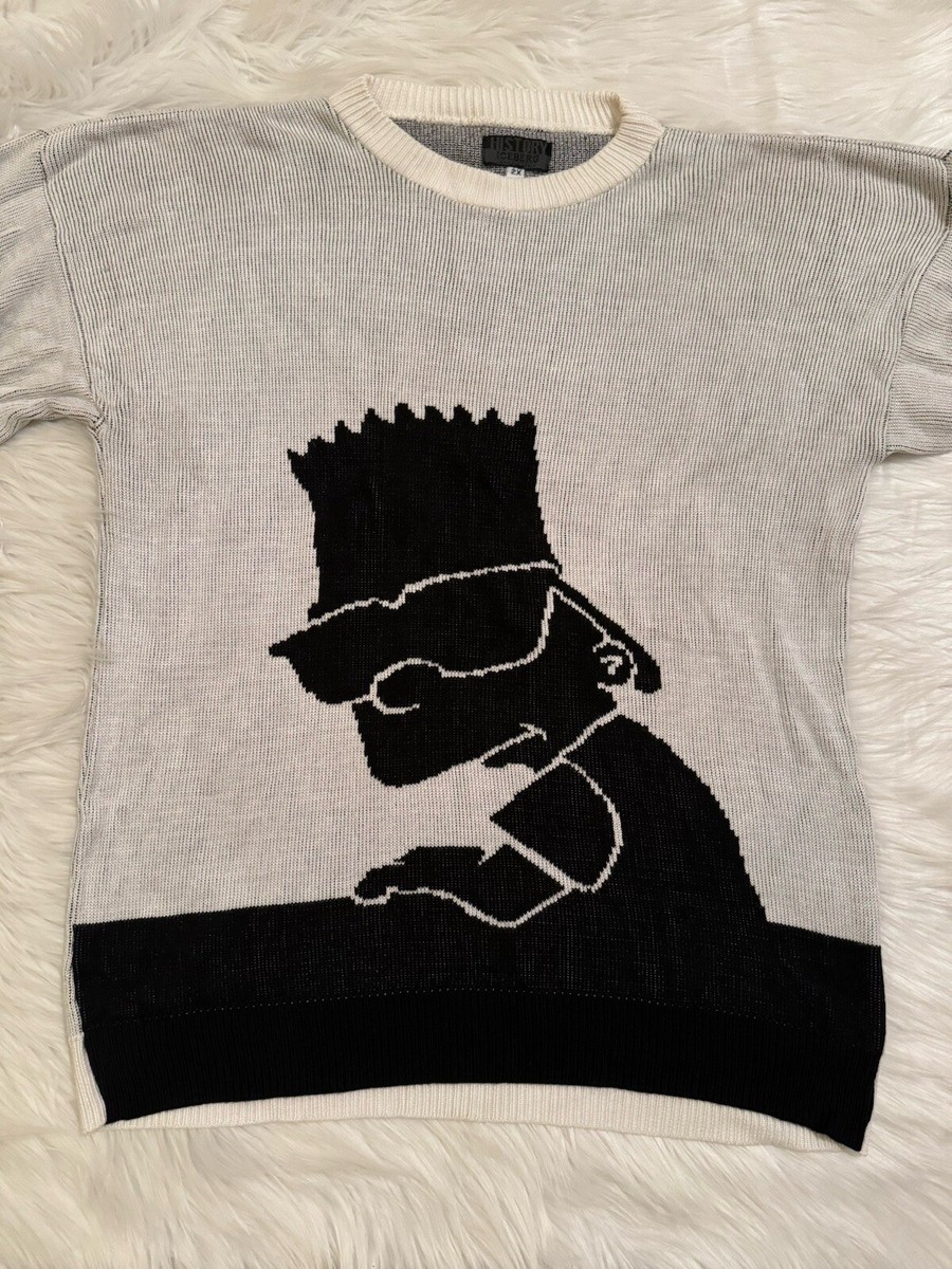 Iceberg History Bart Simpson Sweater Knit White Vtg XXL | eBay Iceberg History Bart Simpson Sweater Knit White Vtg XXL | eBay