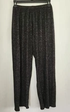 Joah Brown Pants Size S/M Womens Charcoal Luxe Knit High Rise Straight Leg 