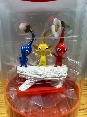 Nintendo Store PIKMIN Statue Limited Red , Yellow & Blue Pikmin | eBay
