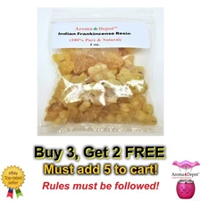 1 oz. Frankincense Resin High Quality Organic Aromatic Resin Tears Rock Incense