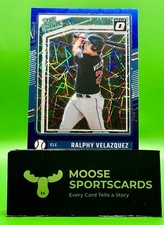 2024 Donruss Optic Baseball Rated Prospect Randy Velazquez Blue Velocity