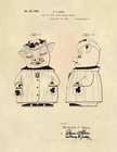 Shawnee Winnie Pig Cookie Jar Official Patent Art Print - Pottery - 650