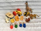 VINTAGE FISHER-PRICE LITTLE PEOPLE FIGURES & ACCESSORIES LOT