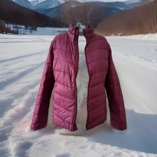 Berry Padded Quilted Lightweight Women Jacket Spring Sz Xl 18