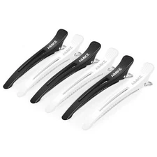 Hair Clips, AIMIKE 6 Pack Clips for Styling and Sectioning, White/Black 