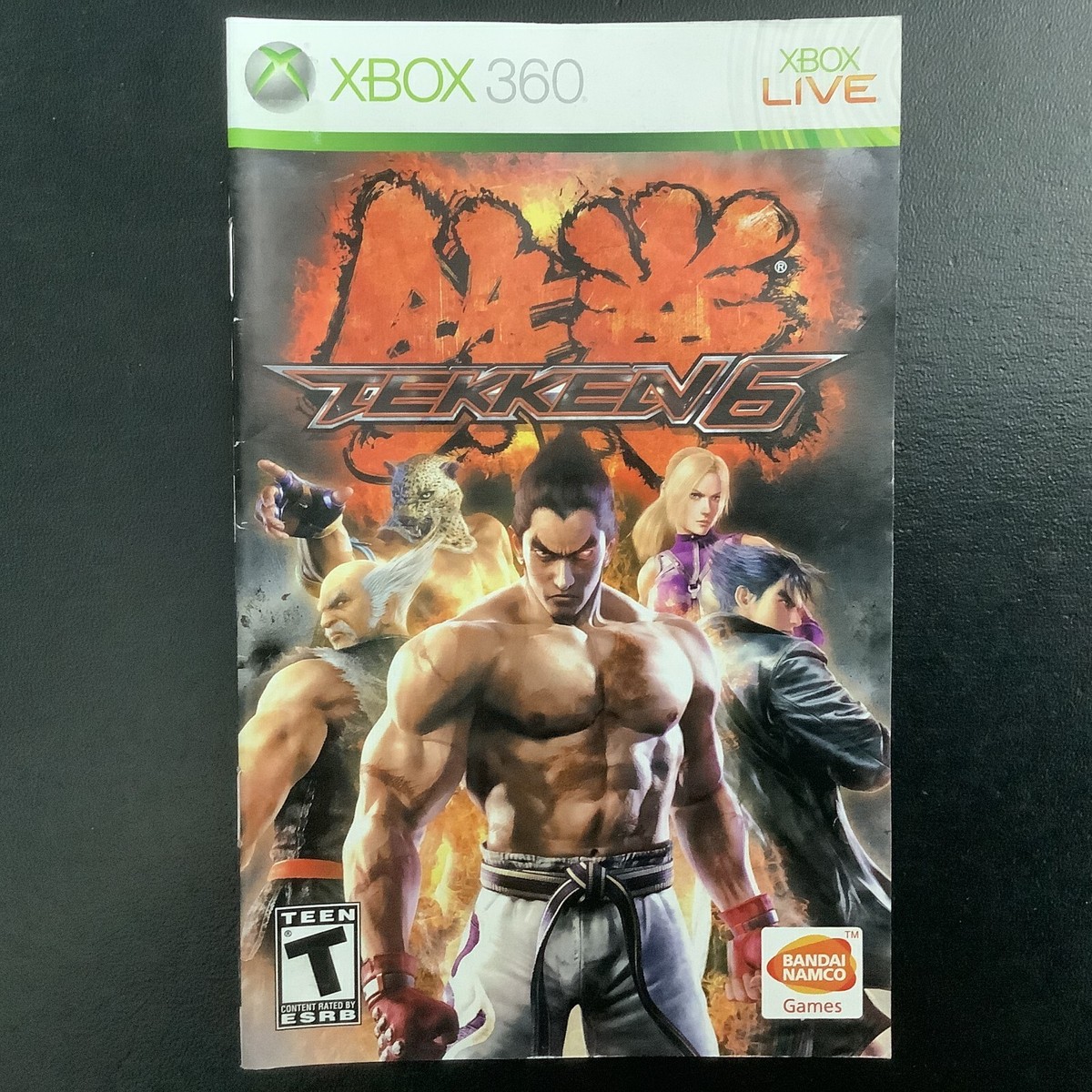 Tekken 6 Xbox 360 Instruction Manual Only | eBay