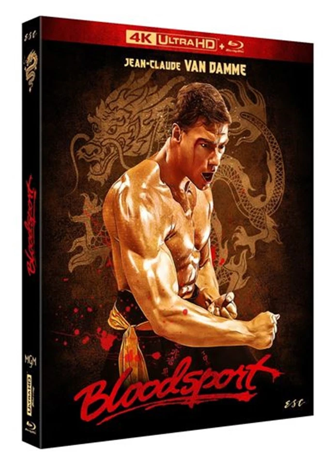 JEAN-CLAUDE VAN DAMME - BLOODSPORT - INCLUS 1 AFFICHE - BLU-RAY 4K ULTRA HD - Photo 1/1