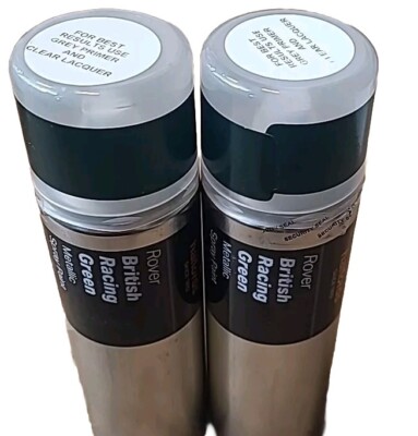 ROVER BRITISH RACING GREEN METALLIC SPRÜHLACK 300ML 2x DOSEN HALFORDS