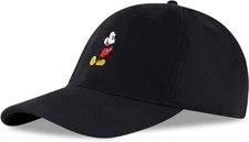 Disney Men's Baseball Cap, Mickey Mouse Adjustable Hat for Adults