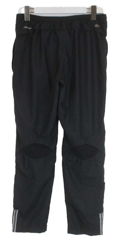 Pantalones Adidas Mujer UK 12 Sudor Negro Cintura Ajustable Corte Regular - Imagen 2 de 4