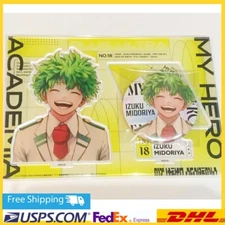 JUMP GIGA 2024 Spring My Hero Academia Acrylic Stand Can Badge Set Midoriya Only