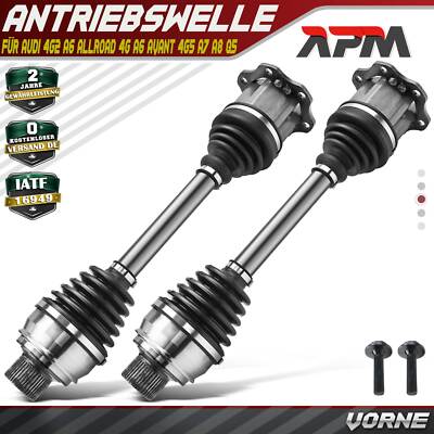 2x Antriebswelle Vorne ohne ABS Ring für Audi 4G2 A6 Allroad 4G A6 Avant A7 A8