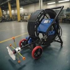 Industrial Air Duct Cleaning Machine Flexible Ventilation Dust Removal 3.2-31.5"