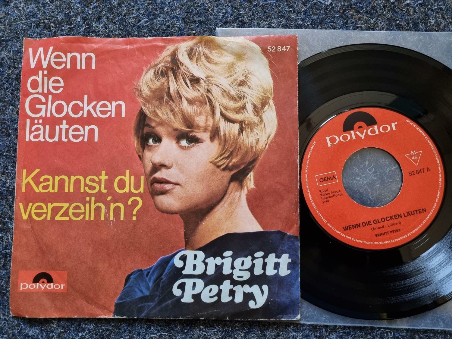 7"" Single Vinyl Brigitt Petry - Wenn die Glocken läuten