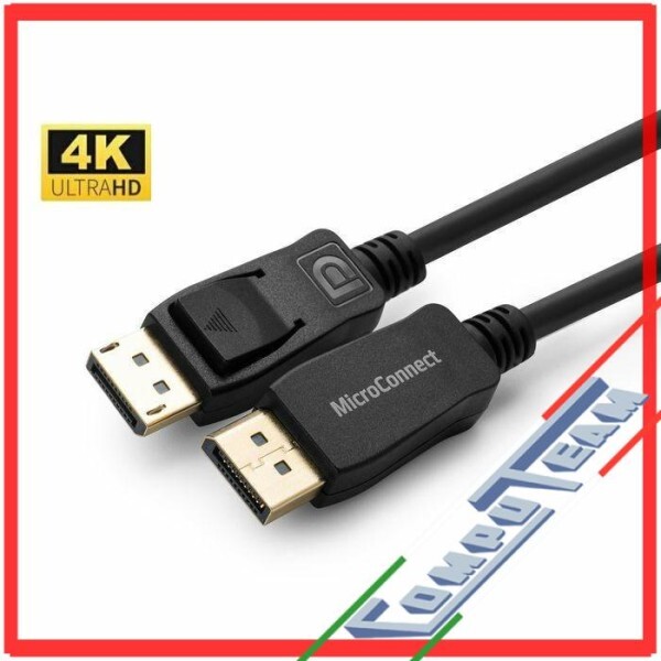 Cavo 4K DisplayPort 1.2 MicroConnect 3mt. Nero