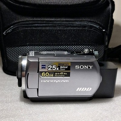 Sony DCR-SR72 Camcorder Handycam getestet Silber 25× optical Zoom 60gb getestet