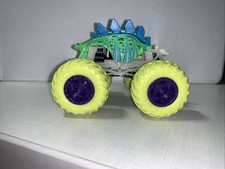 Hot Wheels Monster Jam "Motosaurus" Truck GLOWS 1:64 Scale Collectible Dinosaur