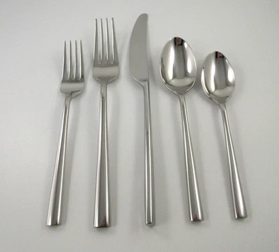 Lenox Kate Spade MALMO Glossy Stainless Steel Flatware Your Choice of Pieces