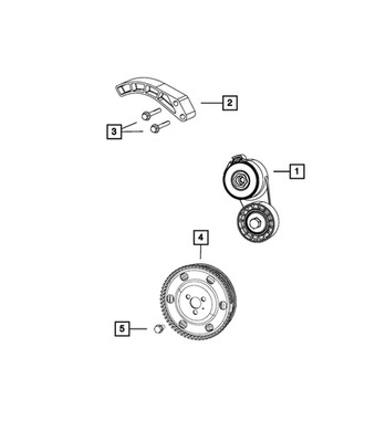 Genuine Mopar Crankshaft Damper 68106999AA