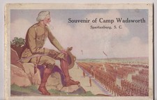 SOUVENIR OF CAMP WADSWORTH. Spartansburg.PB. FREEPOST IN OZ