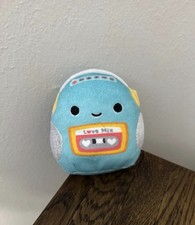 Squishmallows Teal Casja the Cassette Player Stuffed Animal Plush Good Used Toy
