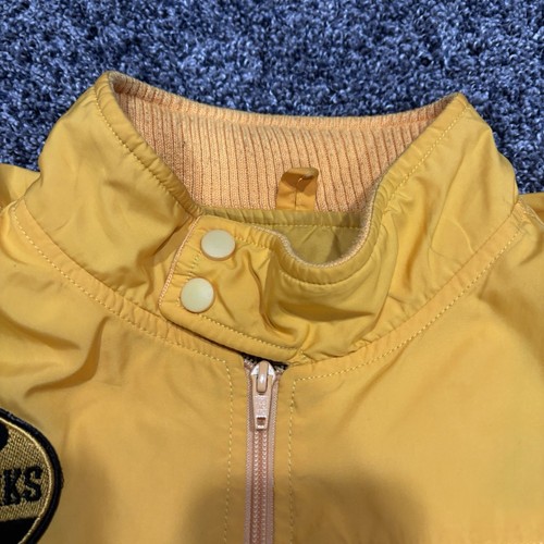 Yellow Phillip Works Motorcycle Jacket Size XL - Picture 7 of 11