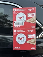 MILWAUKEE Wood Cutting Framing Circular Saw Blades (25 Pack)  7 1/4 in. Tungston