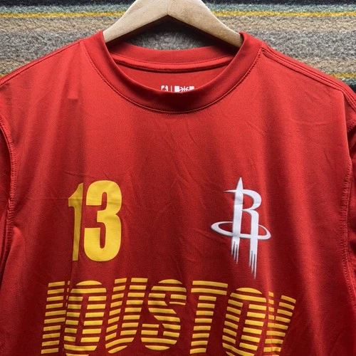 Houston Rockets T Shirt Men's Large Nba Drifit Basketball Y2k Tee