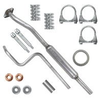 Mitteltopf Auspuff FüR Peugeot 207 1 I 1.4 FließHeck (06-08) Polmo